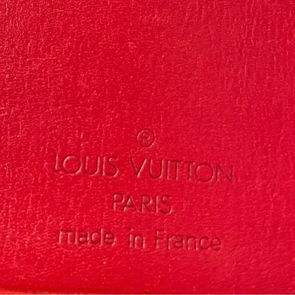 Louis Vuitton Red Epi Leather Bi-Fold Card Holder - Picture 3 of 6